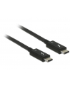 Delock Kabel Thunderbolt 3 (40 Gb/s) USB-C wtyk M>M pasywny, 0.5m, 5A, czarny - nr 19