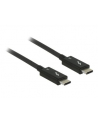 Delock Kabel Thunderbolt 3 (40 Gb/s) USB-C wtyk M>M pasywny, 0.5m, 5A, czarny - nr 21