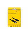Delock Kabel Thunderbolt 3 (40 Gb/s) USB-C wtyk M>M pasywny, 0.5m, 5A, czarny - nr 22