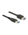 Delock Kabel Przedłużacz USB 3.0 AM-AF, 1m, czarny - nr 11