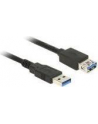 Delock Kabel Przedłużacz USB 3.0 AM-AF, 1m, czarny - nr 17