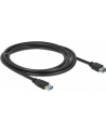 Delock Kabel Przedłużacz USB 3.0 AM-AF, 2m, czarny - nr 11