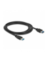 Delock Kabel Przedłużacz USB 3.0 AM-AF, 2m, czarny - nr 30
