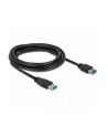 Delock Kabel Przedłużacz USB 3.0 AM-AF, 3m, czarny - nr 15