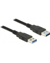 Delock Kabel USB 3.0 AM-AM, 0.5m, czarny - nr 12