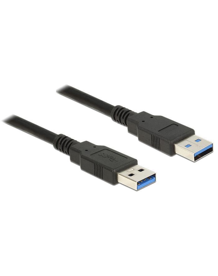 Delock Kabel USB 3.0 AM-AM, 2m, czarny główny