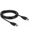 Delock Kabel USB 3.0 AM-AM, 3m, czarny - nr 14