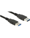 Delock Kabel USB 3.0 AM-AM, 3m, czarny - nr 15