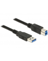 Delock Kabel USB 3.0 AM-BM, 0.5m, czarny - nr 11