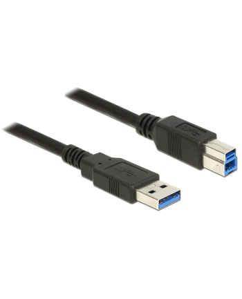 Delock Kabel USB 3.0 AM-BM, 0.5m, czarny