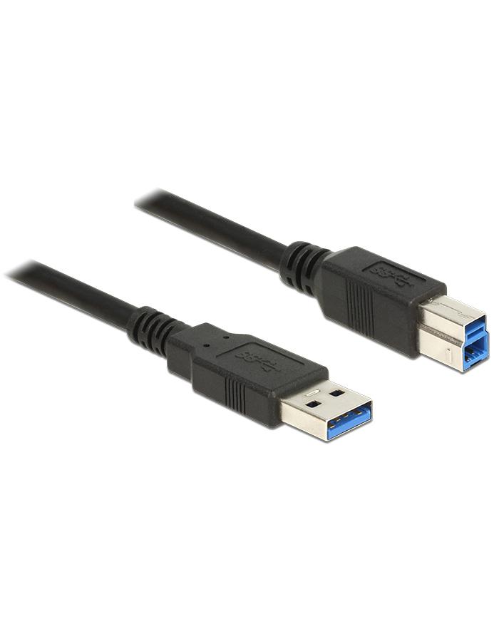 Delock Kabel USB 3.0 AM-BM, 0.5m, czarny główny