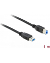 Delock Kabel USB 3.0 AM-BM, 1m, czarny - nr 11