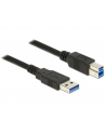 Delock Kabel USB 3.0 AM-BM, 3m, czarny - nr 12