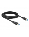 Delock Kabel USB 3.0 AM-BM, 3m, czarny - nr 13