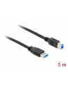 Delock Kabel USB 3.0 AM-BM, 5m, czarny - nr 13