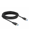 Delock Kabel USB 3.0 AM-BM, 5m, czarny - nr 14