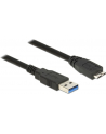 Delock Kabel Micro USB 3.0 AM-BM, 0.5m, czarny - nr 9