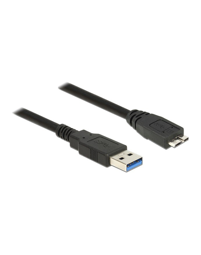 Delock Kabel Micro USB 3.0 AM-BM, 0.5m, czarny główny