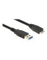 Delock Kabel Micro USB 3.0 AM-BM, 0.5m, czarny - nr 16