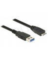 Delock Kabel Micro USB 3.0 AM-BM, 0.5m, czarny - nr 2