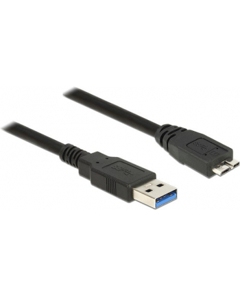 Delock Kabel Micro USB 3.0 AM-BM, 1.5m, czarny nr 1