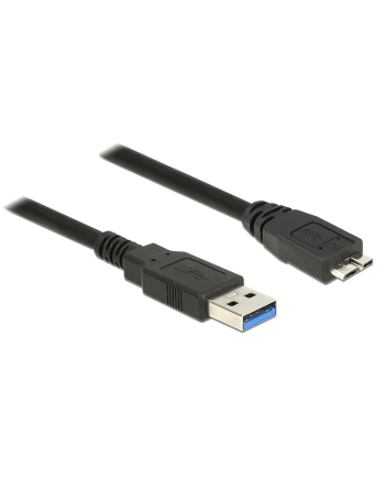 Delock Kabel Micro USB 3.0 AM-BM, 2m, czarny