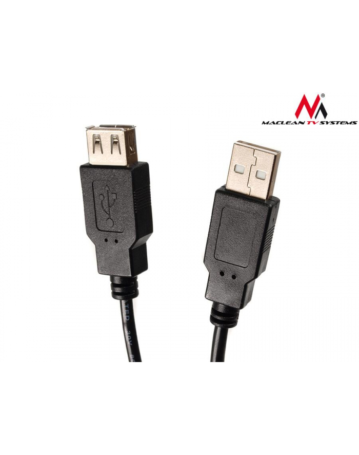 Maclean MCTV-744 Kabel USB 2.0 gniazdo-wtyk 3m główny