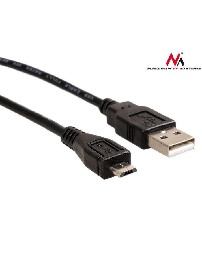 Maclean MCTV-746 Kabel USB 2.0 wtyk-wtyk micro 3m główny