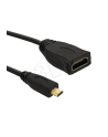 Qoltec Kabel Micro HDMI D Męski / HDMI A Żeński | v1.4 | 0,2m - nr 4