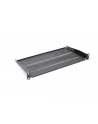 ASSMANN Półka do szaf 250mm 19' 483x250mm 1U czarna z regulacją i podporą - nr 1