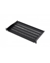 ASSMANN Półka do szaf 250mm 19' 483x250mm 1U czarna z regulacją i podporą - nr 9