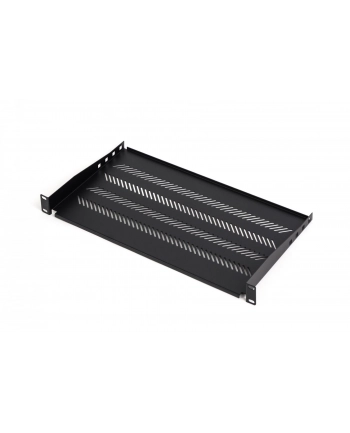 ASSMANN Półka do szaf 250mm 19' 483x250mm 1U czarna z regulacją i podporą