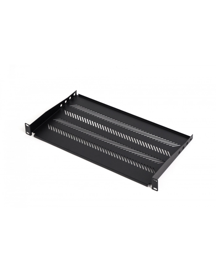 ASSMANN Półka do szaf 250mm 19' 483x250mm 1U czarna z regulacją i podporą główny