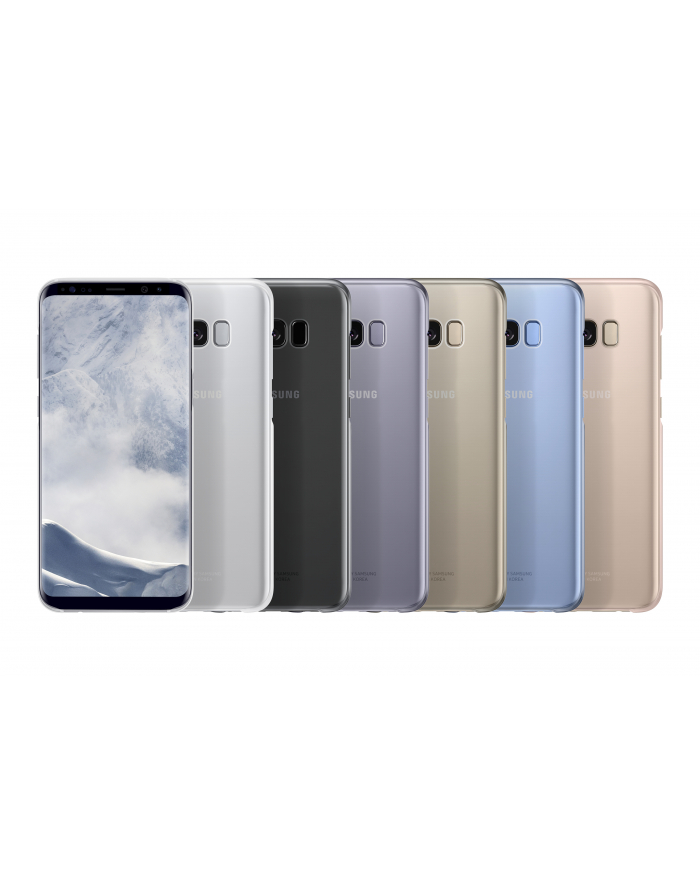 Samsung Clear Cover Galaxy S8+ Silver główny