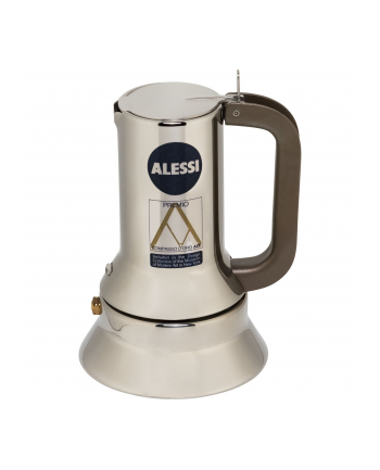 ALESSI Kawiarka do espresso ze stali nierdzewnej do indukcji, bardzo mała