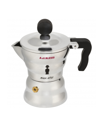 MOKA ALESSI Kawiarka do espresso z aluminium, mała