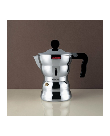 MOKA ALESSI Kawiarka do espresso z aluminium, duża