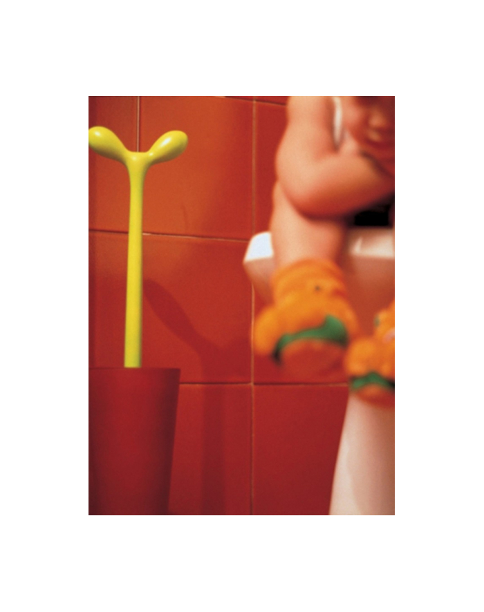 ALESSI MERDOLINO Szczotka toaletowa z termoplastiku, niebieska główny