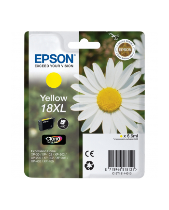 Epson Tusz T1814 YELLOW 6.6ml do XP-30/102/20x/30x/40x