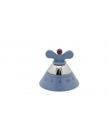 ALESSI KITCHEN TIMER Czasomierz kuchenny z termoplastiku, niebieski
