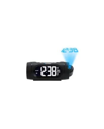 Radiobudzik Blaupunkt CRP9BK, FM PLL, projector, Ładowanie USB, Temperatura wew.