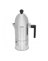 ALESSI LA CUPOLA Kawiarka do espresso z aluminium z czarną rączką, duża - nr 4