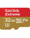 SANDISK EXTREME microSDHC 32 GB 100/60 MB/s A1 C10 V30 UHS-I U3 - GoPro - nr 42