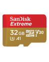 SANDISK EXTREME microSDHC 32 GB 100/60 MB/s A1 C10 V30 UHS-I U3 Mobile - nr 74