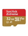 SANDISK EXTREME microSDHC 32 GB 100/60 MB/s A1 C10 V30 UHS-I U3 Mobile - nr 76