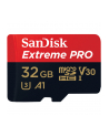 SANDISK EXTREME PRO microSDHC 32GB 100/90 MB/s A1 C10 V30 UHS-I U3 - nr 42