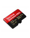 SANDISK EXTREME PRO microSDHC 32GB 100/90 MB/s A1 C10 V30 UHS-I U3 - nr 55