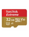 SANDISK EXTREME microSDHC 32 GB 100/60 MB/s A1 C10 V30 UHS-I U3 Mobile - nr 2