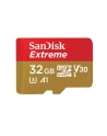 SANDISK EXTREME microSDHC 32 GB 100/60 MB/s A1 C10 V30 UHS-I U3 Mobile - nr 70