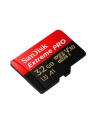 SANDISK EXTREME PRO microSDHC 32GB 100/90 MB/s A1 C10 V30 UHS-I U3 - nr 53
